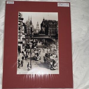 Vintage London Street Scene Art Print